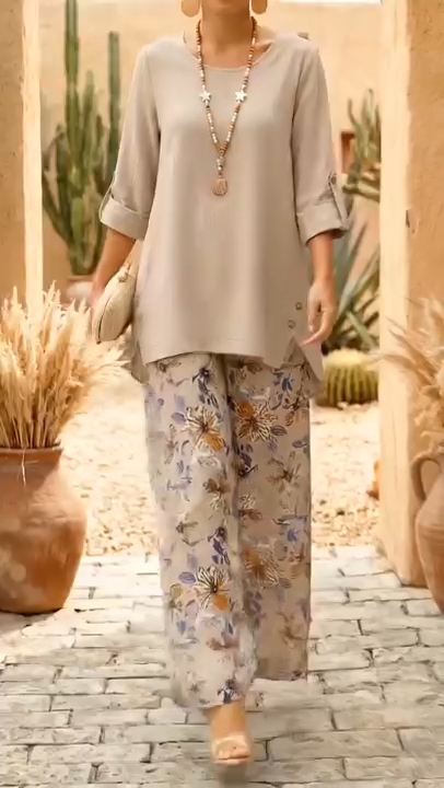 Coordinato • Leggero • Stile Floreale Chic 🌿