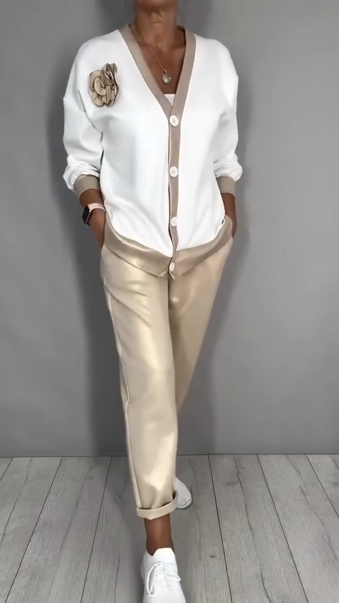 Coordinato • Tessuto Sintetico • Eleganza Casual 🌿